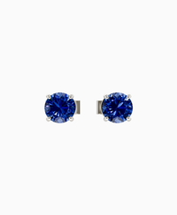 Royal Blue Lab Sapphire / Round / 0.5ct