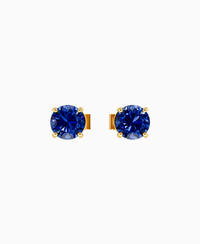Royal Blue Lab Sapphire / Round / 0.5ct