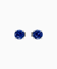 Royal Blue Lab Sapphire / Round / 0.5ct