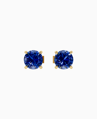 Royal Blue Lab Sapphire / Round / 0.8ct