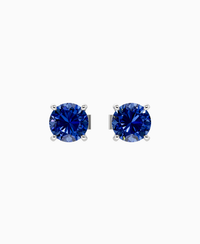 Royal Blue Lab Sapphire / Round / 0.8ct