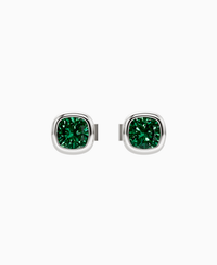 Zambian Lab Emerald / Cushion / 0.5ct