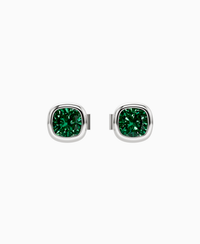 Zambian Lab Emerald / Cushion / 0.5ct