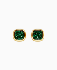 Zambian Lab Emerald / Cushion / 0.8ct