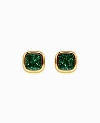 Zambian Lab Emerald / Cushion / 0.8ct