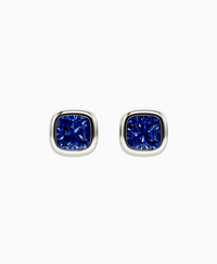 Royal Blue Lab Sapphire / Cushion / 0.8ct
