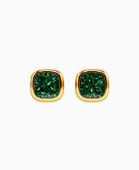 Zambian Lab Emerald / Cushion / 2ct