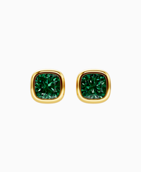 Zambian Lab Emerald / Cushion / 2ct