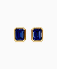 Royal Blue Lab Sapphire / Emerald / 0.8ct