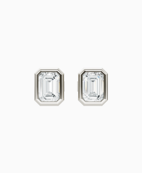 White Lab Diamond / Emerald / 0.8ct