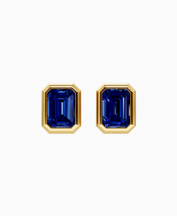Royal Blue Lab Sapphire / Emerald / 1.5ct
