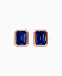 Royal Blue Lab Sapphire / Emerald / 2ct