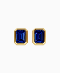 Royal Blue Lab Sapphire / Emerald / 2ct