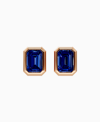 Royal Blue Lab Sapphire / Emerald / 2ct