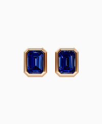 Royal Blue Lab Sapphire / Emerald / 2ct