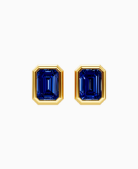 Royal Blue Lab Sapphire / Emerald / 2ct