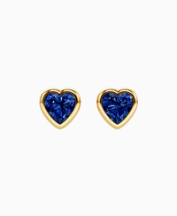 Royal Blue Lab Sapphire / Heart / 0.8ct