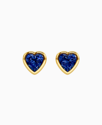 Royal Blue Lab Sapphire / Heart / 0.8ct