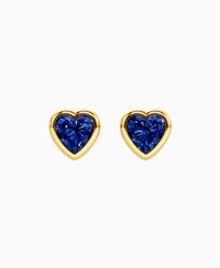 Royal Blue Lab Sapphire / Heart / 0.8ct