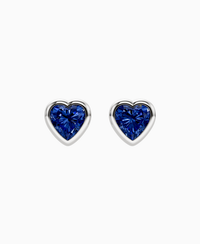 Royal Blue Lab Sapphire / Heart / 0.8ct