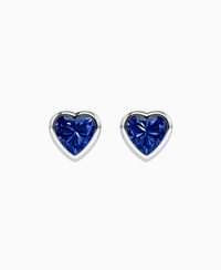 Royal Blue Lab Sapphire / Heart / 1ct