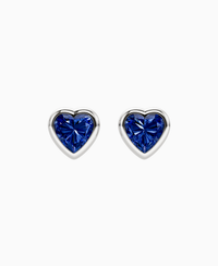 Royal Blue Lab Sapphire / Heart / 1ct