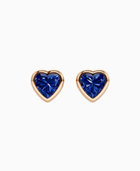 Royal Blue Lab Sapphire / Heart / 1ct