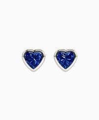 Royal Blue Lab Sapphire / Heart / 1ct