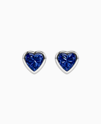 Royal Blue Lab Sapphire / Heart / 1ct