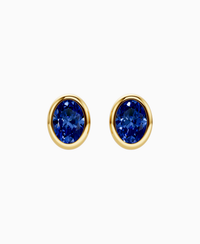 Royal Blue Lab Sapphire / Oval / 0.8ct