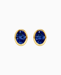 Royal Blue Lab Sapphire / Oval / 0.8ct