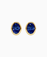 Royal Blue Lab Sapphire / Oval / 1ct