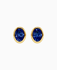 Royal Blue Lab Sapphire / Oval / 1ct