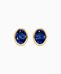 Royal Blue Lab Sapphire / Oval / 1.5ct