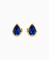 Royal Blue Lab Sapphire / Pear / 0.5ct