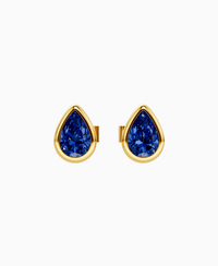 Royal Blue Lab Sapphire / Pear / 0.5ct