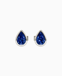 Royal Blue Lab Sapphire / Pear / 0.5ct