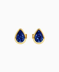 Royal Blue Lab Sapphire / Pear / 0.5ct