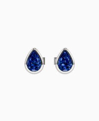 Royal Blue Lab Sapphire / Pear / 0.5ct