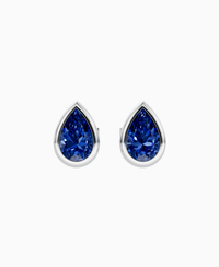 Royal Blue Lab Sapphire / Pear / 0.8ct