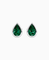 Zambian Lab Emerald / Pear / 0.8ct
