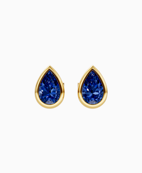 Royal Blue Lab Sapphire / Pear / 0.8ct
