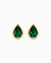 Zambian Lab Emerald / Pear / 0.8ct