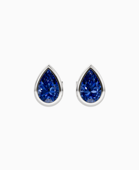 Royal Blue Lab Sapphire / Pear / 0.8ct