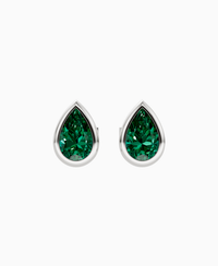Zambian Lab Emerald / Pear / 0.8ct