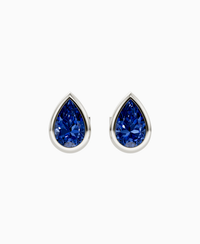 Royal Blue Lab Sapphire / Pear / 0.8ct
