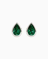 Zambian Lab Emerald / Pear / 0.8ct