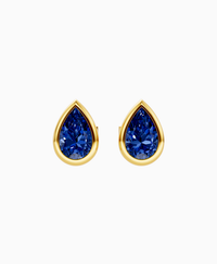 Royal Blue Lab Sapphire / Pear / 0.8ct