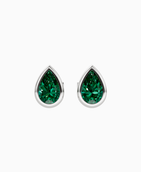 Zambian Lab Emerald / Pear / 0.8ct