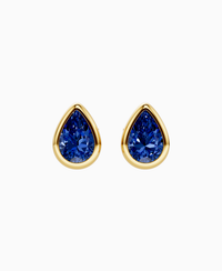 Royal Blue Lab Sapphire / Pear / 1ct